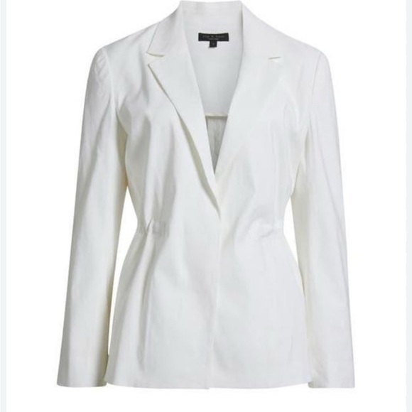 Rag & Bone Spencer Linen Blazer Size 8 - Picture 4 of 14